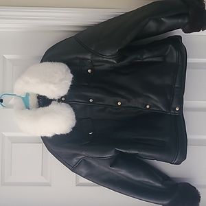 Oversized PU Trucker Jacket